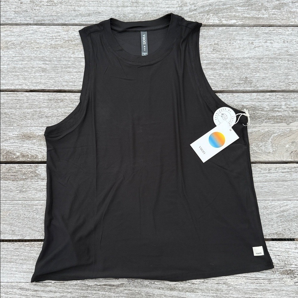 VUORI Energy Top Long Black Size Small NWT 🖤✨
